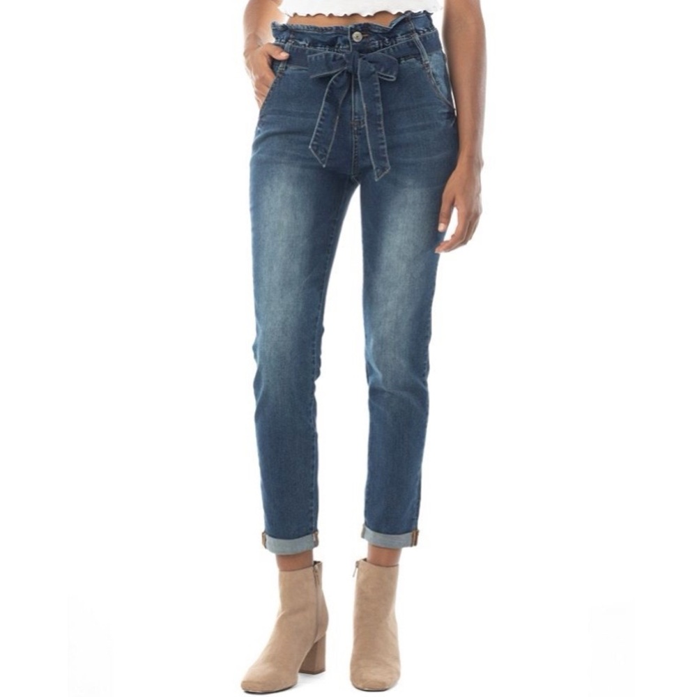 Almost Famous paper bag waist jeans size S FINAL PRICE UNLESS BUNDLED ‼️
